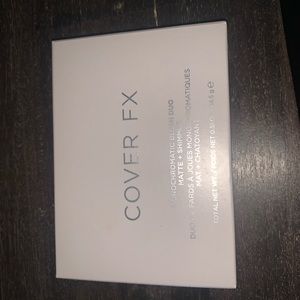 COVERFX matte/shimmer blush duo || NWT
